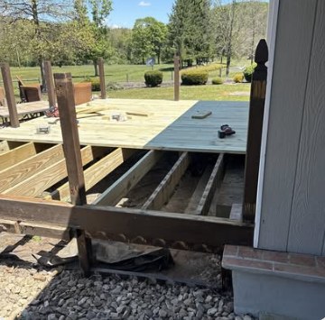 Outdoor seating and stone work