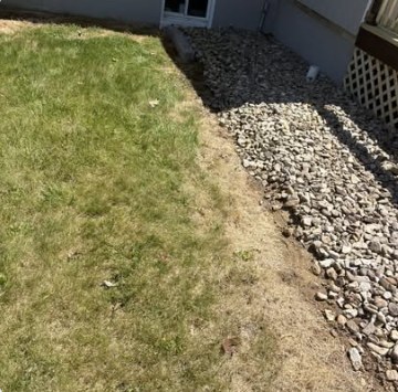 Stone path and walkway
